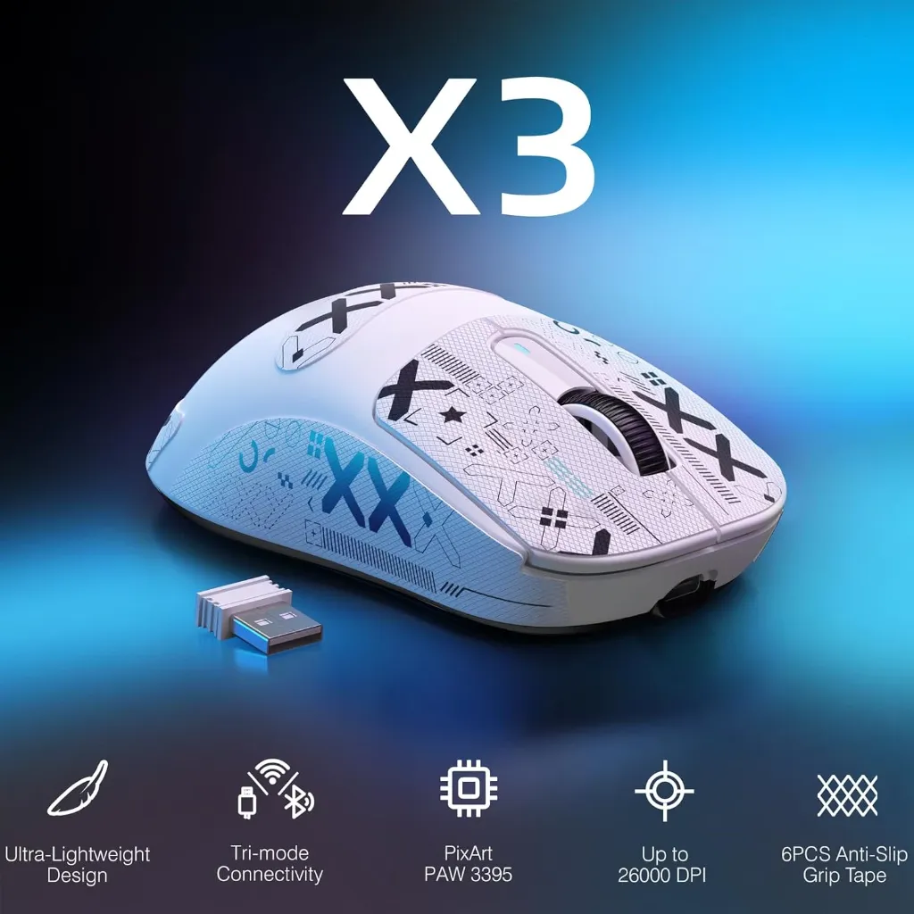  ( White ) ATTACK SHARK X3