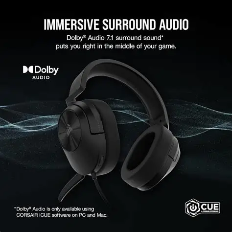 Corsair HS55 Surround Wired 20 kHz ( Black )