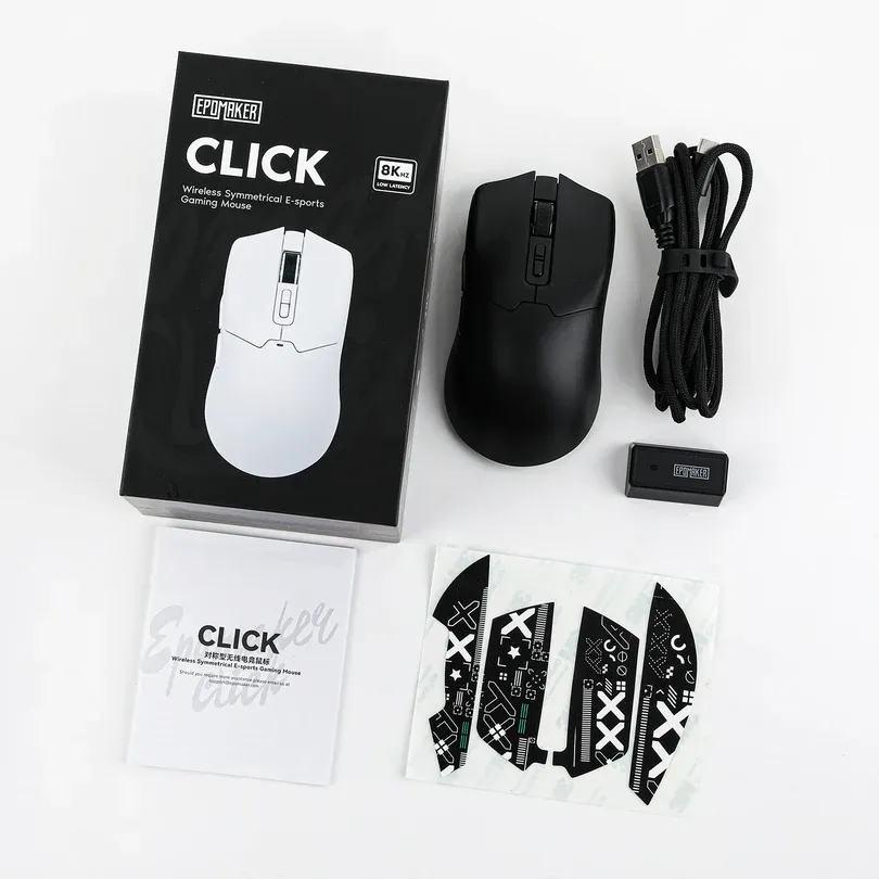 Epomaker Click Mouse 8000hz ( Black )