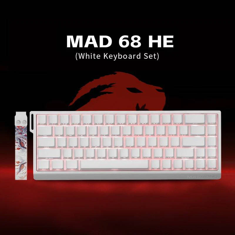 Madlions MAD 68 HE Magnetic Keyboard 8000 Hz Polling Rate ( White )