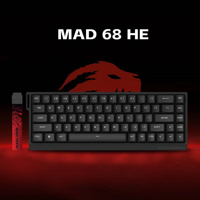 Madlions MAD 68 HE Magnetic Keyboard 8000 Hz Polling Rate ( Black )