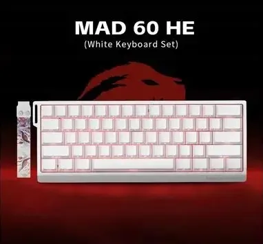 Madlions MAD 60 HE Magnetic Keyboard 8000 Hz Polling Rate ( White )