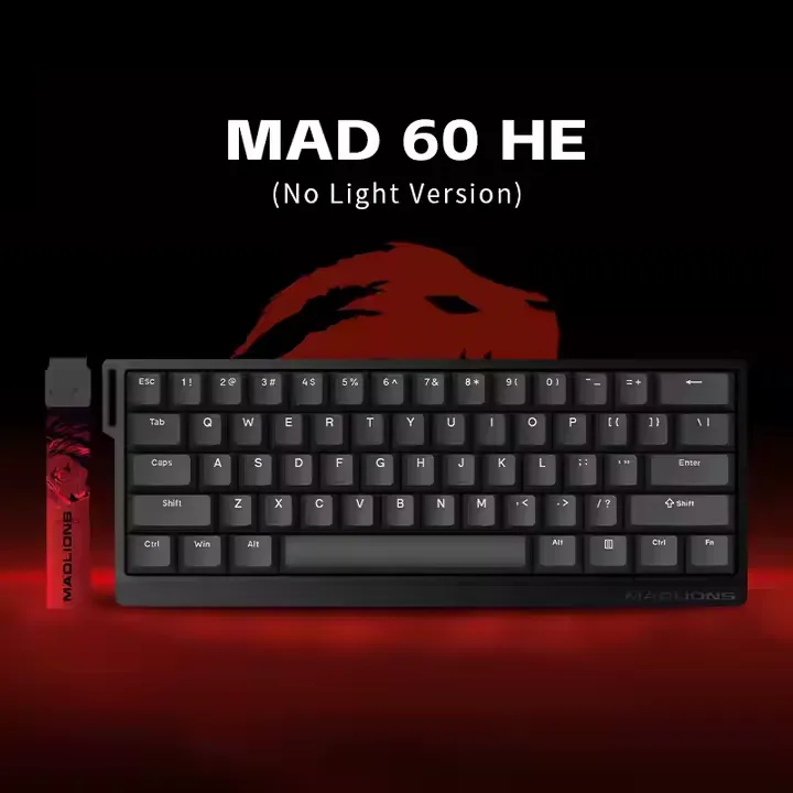Madlions MAD 60 HE Magnetic Keyboard 8000 Hz Polling Rate ( Black )