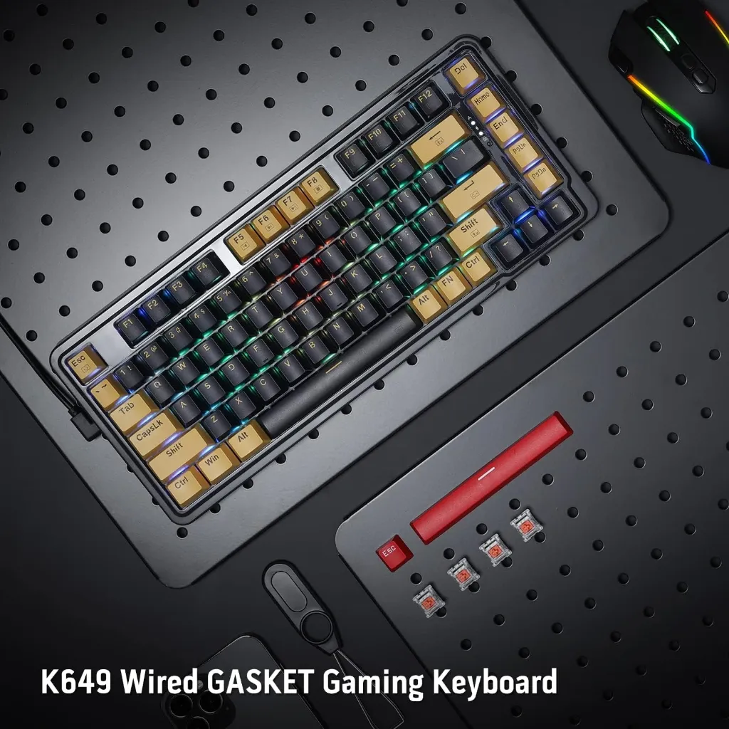 Redragon K649 ELF PRO Mechanical Red Switch