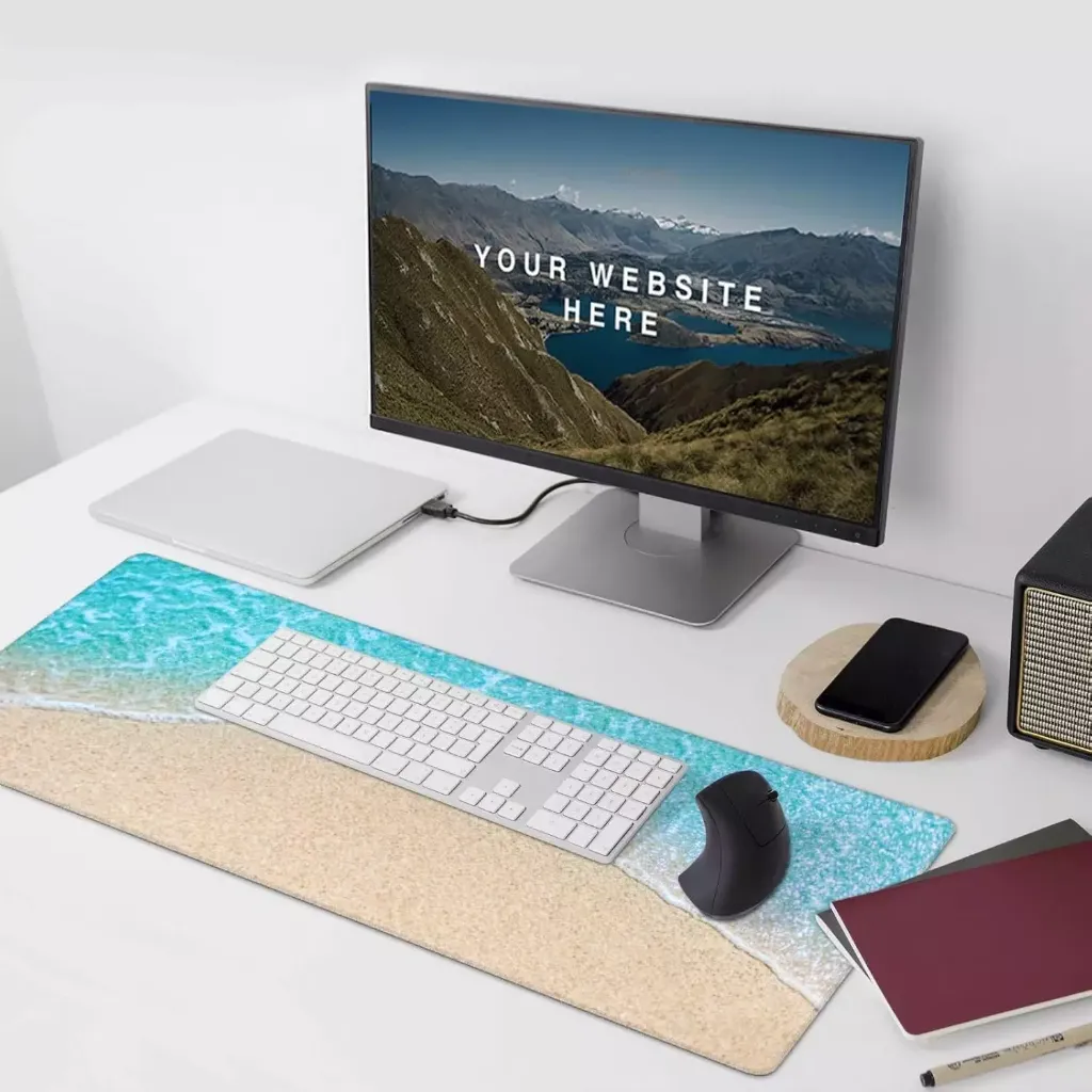 Gaming Mouse Pad Size 80 x 40 CM ( Blue Sand )