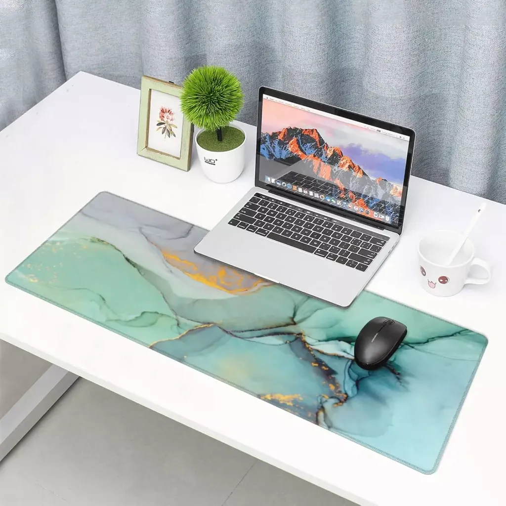 Gaming Mouse Pad Size 80 x 40 CM ( Marble Green )