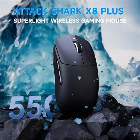 ( Black ) ATTACK SHARK X8 PLUS
