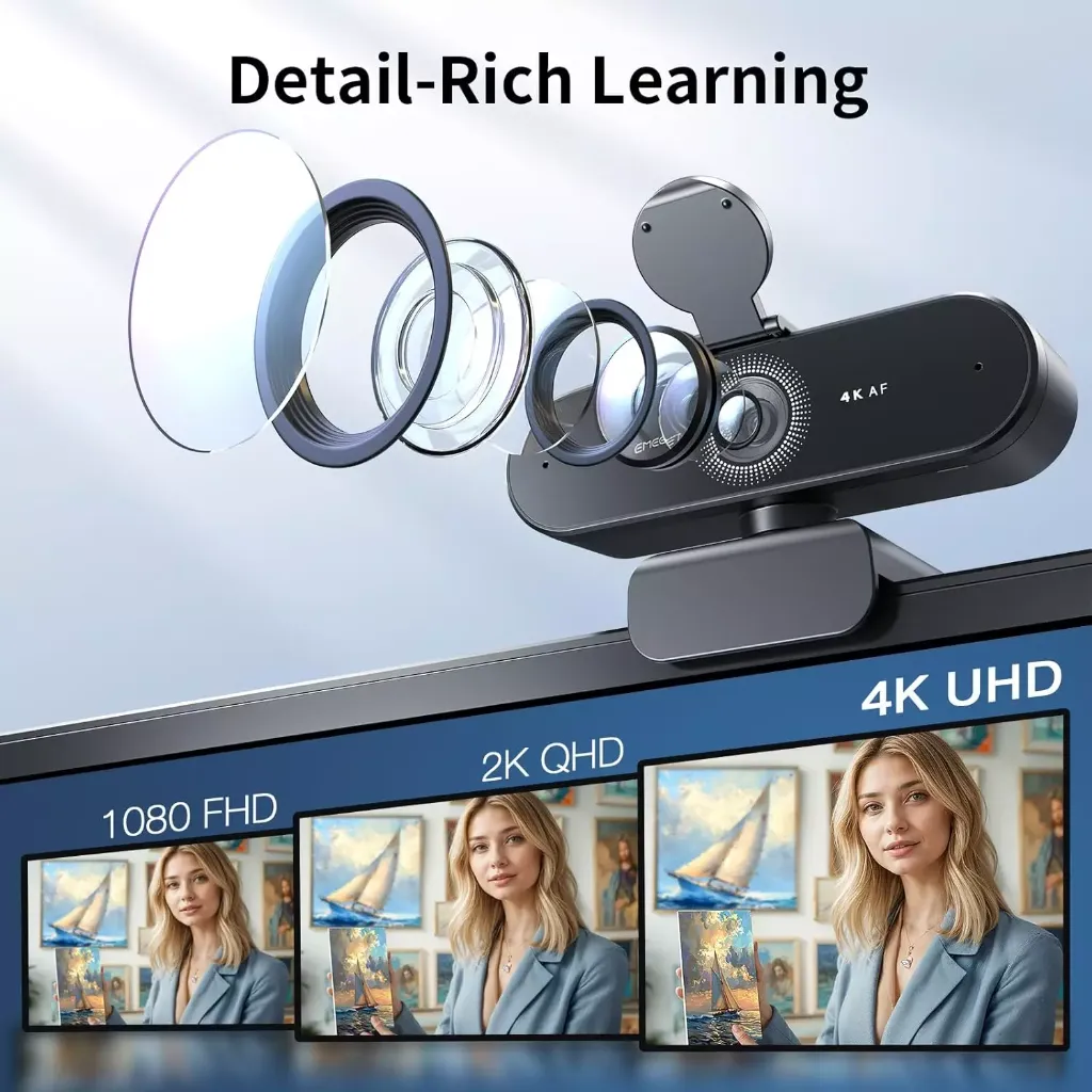 EMEET NOVA 4K Webcam Ultra 4K HD