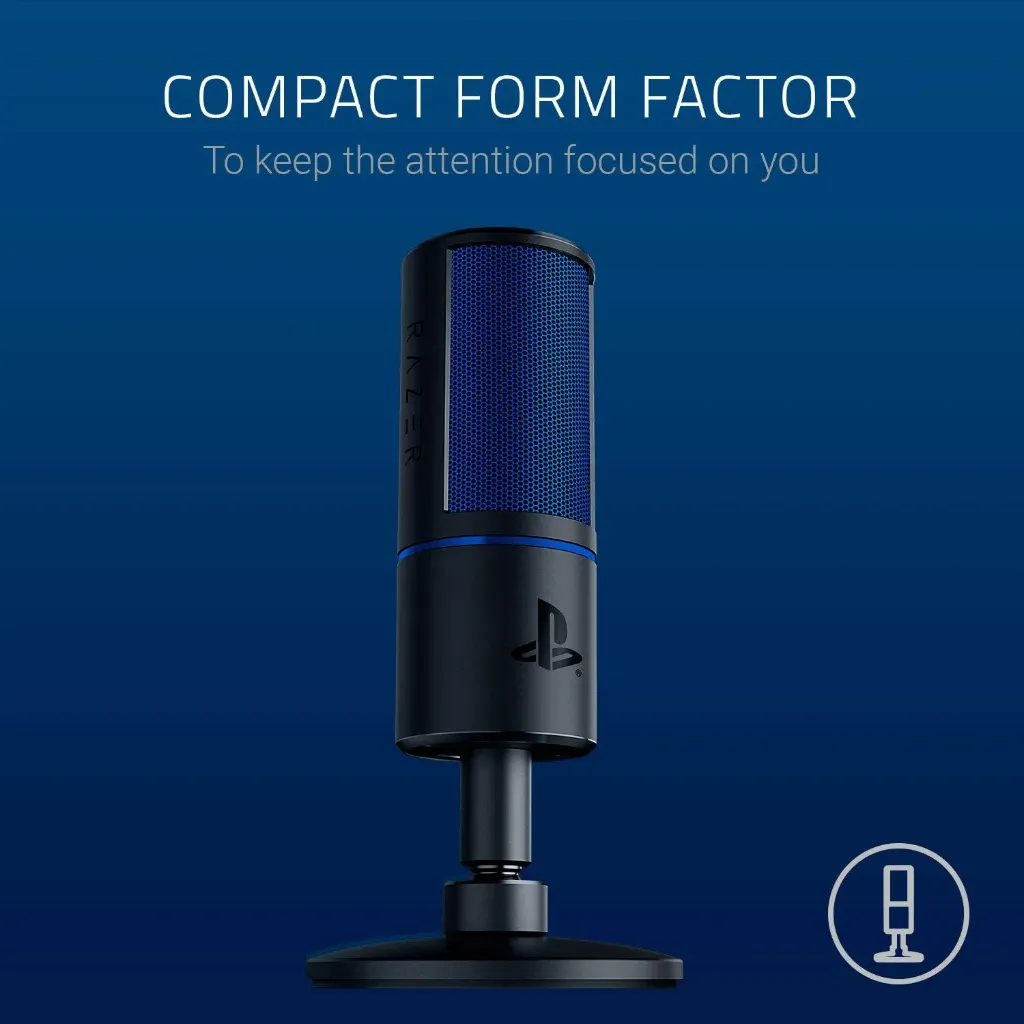 Razer Seiren X PS4 USB Streaming Condenser Microphone