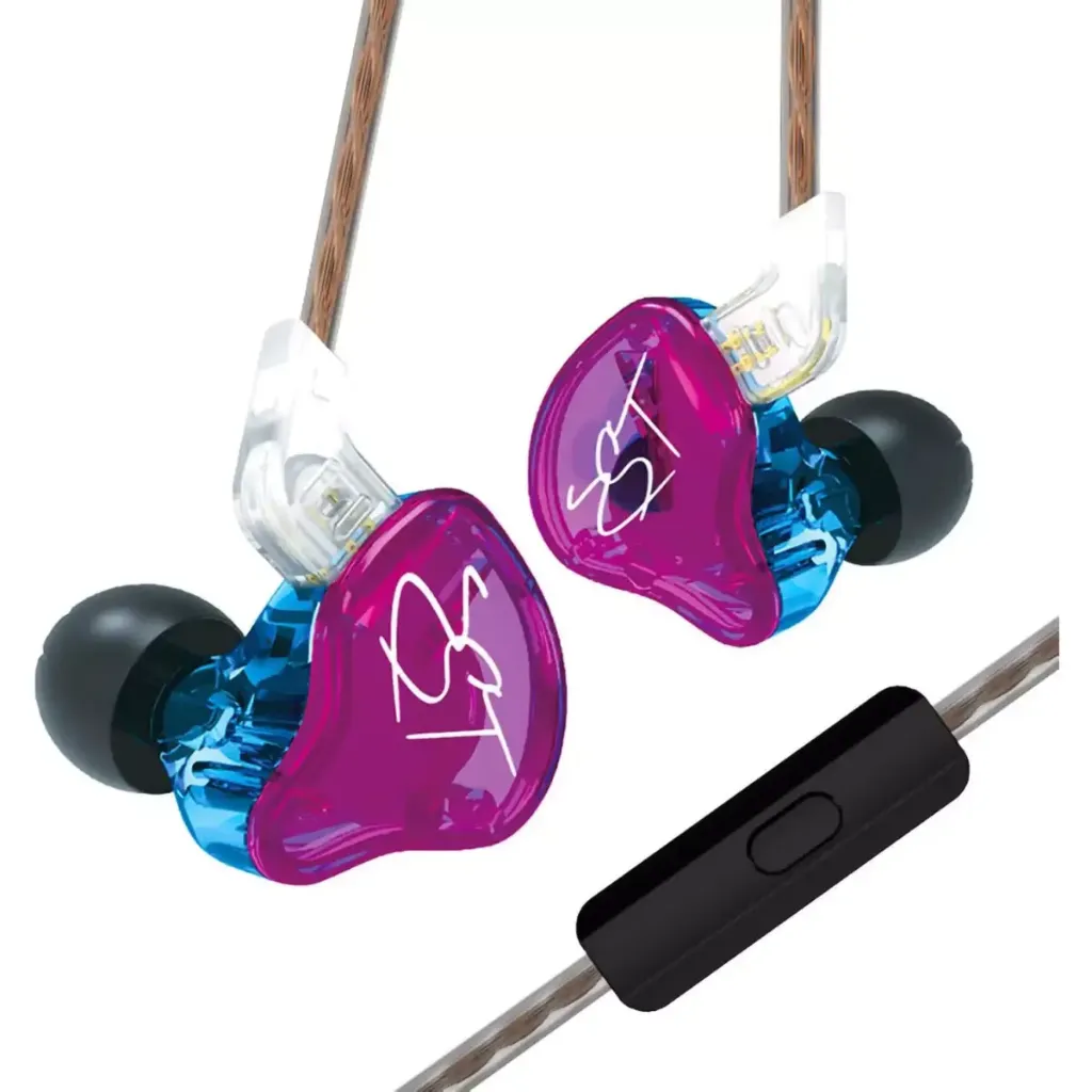 KZ ZST ( With Mic, Purple )