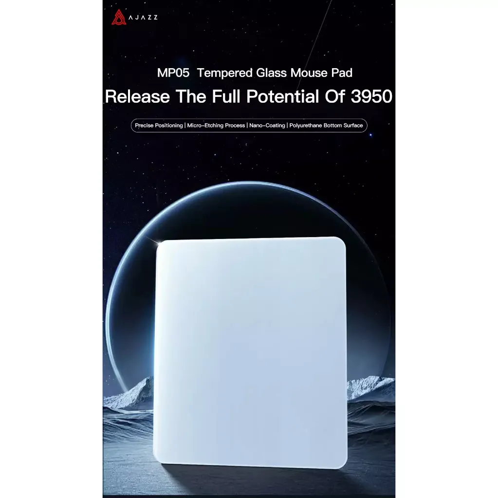AJAZZ MP05 Tempered Glass Gaming Mousepad