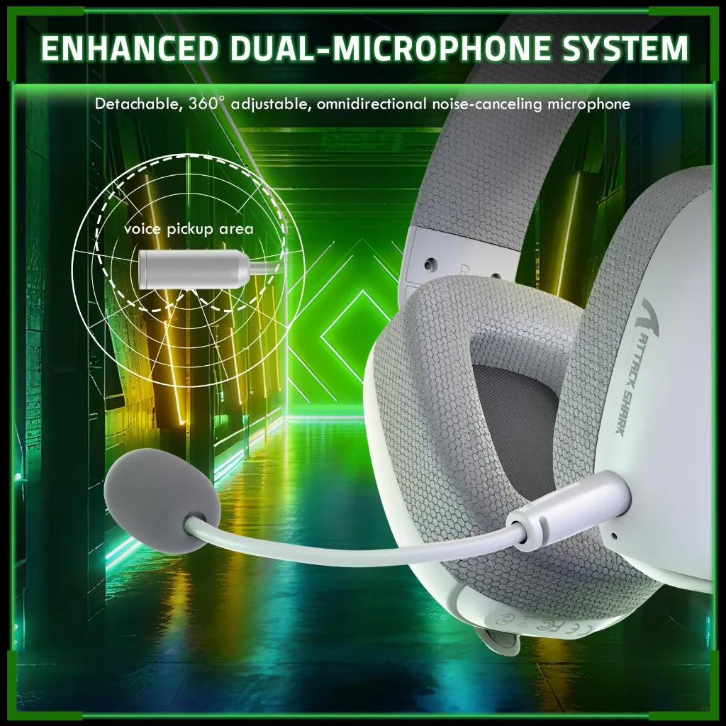 ATTACK SHARK L80PRO Wireless ( White )