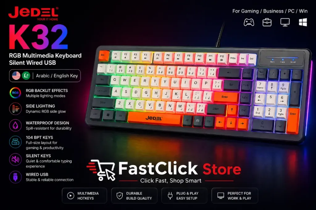 Jedel K32 RGB Multimedia Silent