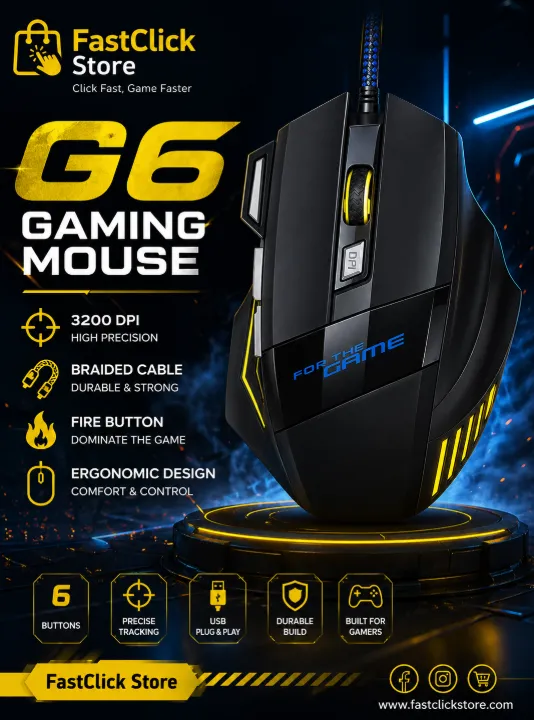 G6 Mouse 3200 DPI