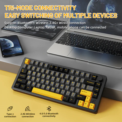 ATTACK SHARK X86 Full Aluminum Wireless ( Starry Black )