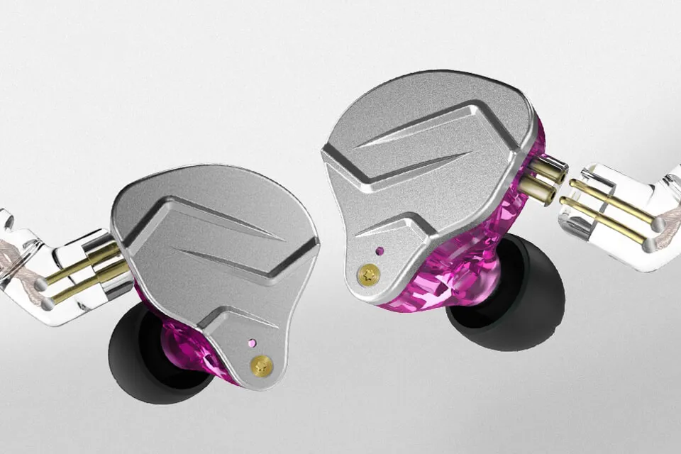 KZ ZSN Pro ( IEM ) ( With Mic ) ( Purple )