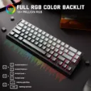 ATTACK SHARK X68 PRO HE 60% Wireless 8KHz Magnetic Keyboard With 0.01mm ( Moonlit Night )
