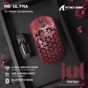 ( Red ) ATTACK SHARK R5 Ultra Carbon Fiber
