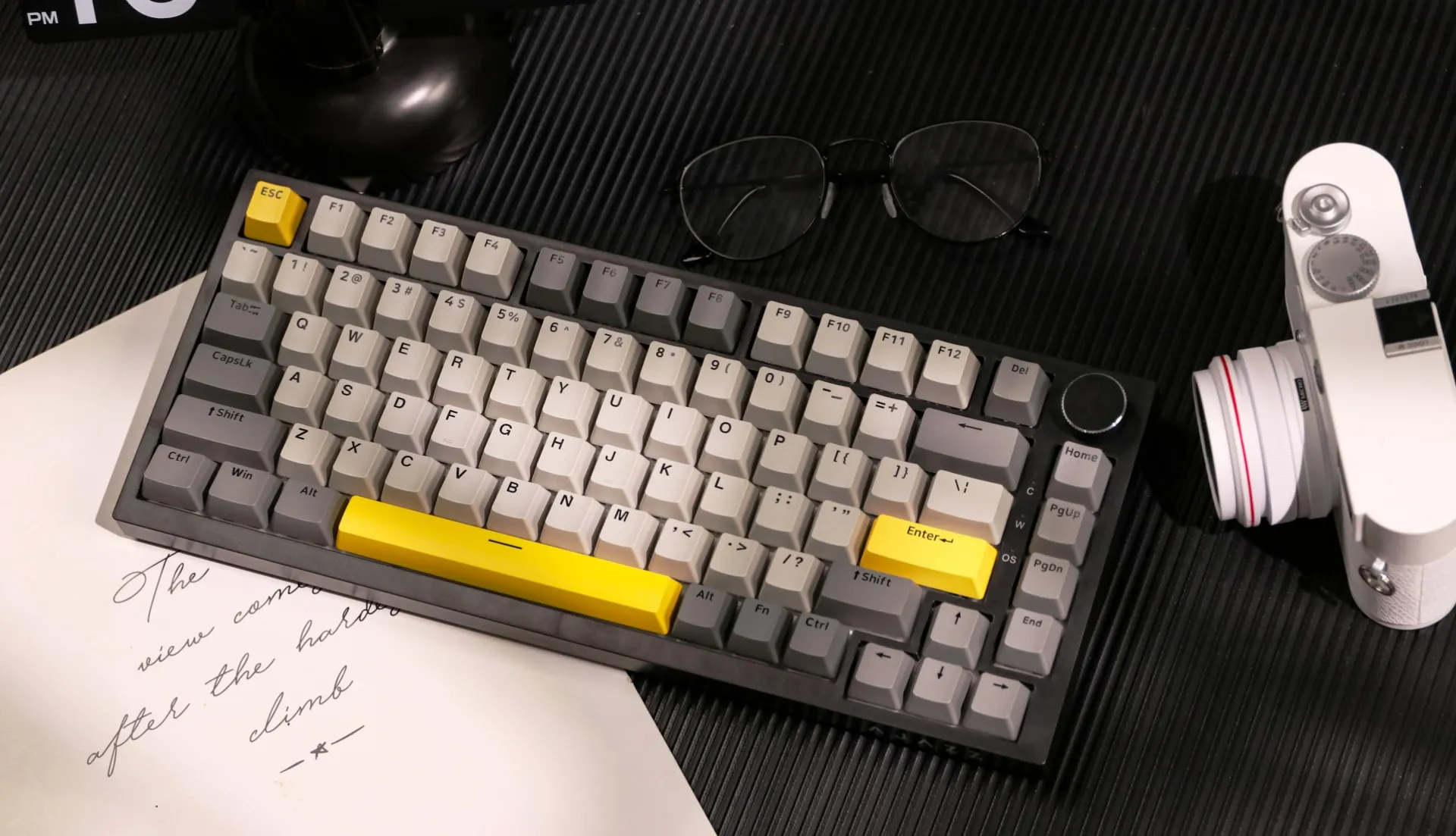AJAZZ AK820 75% Moon Switch Mechanical ( Gray Yellow )