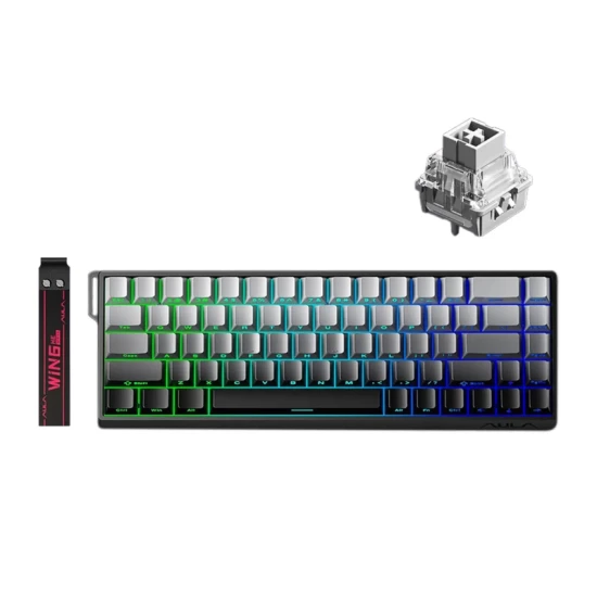 AULA WIN68 HE Mechanical Gradient Gray ( Gray Wood )